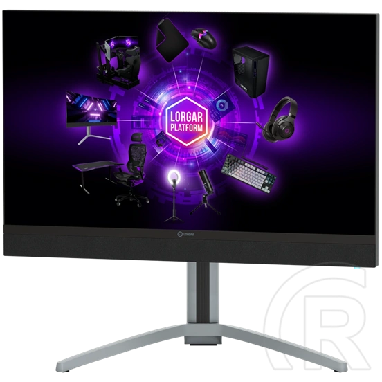 27" LORGAR 27MP1 MiniLED Pro Gaming monitor (IPS, fekete/szürke)