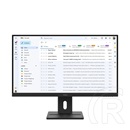 27" Lenovo ThinkVision E27-40 monitor (IPS, 1920x1080, 100Hz, DP+HDMI+VGA, 4ms, fekete)