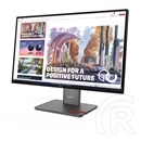 27" Lenovo ThinkVision P27qd-40 monitor (2560x1440, IPS, 24-120Hz, HDMI, DP, USB-C, RJ45, fekete)