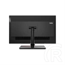 27" Lenovo ThinkVision P27u-20 monitor (IPS, 3840x2160, 60Hz, HDMI, DP, Thunderbolt 4, USB-C, RJ45, 450cd/m2, fekete)
