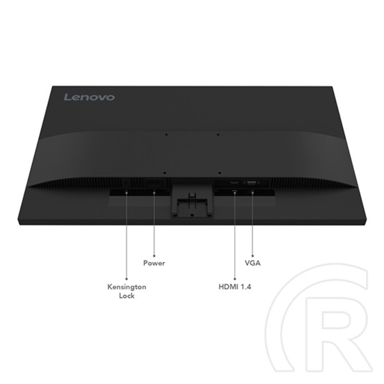27" Lenovo ThinkVision S27-4e monitor (IPS, 1920x1080, 100Hz, HDMI+VGA, fekete)