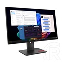 27" Lenovo ThinkVision T27UD-40 monitor (IPS, 3840x2160 UHD, 60Hz, DP+HDMI+USB-C, RJ45, USB hub, fekete)