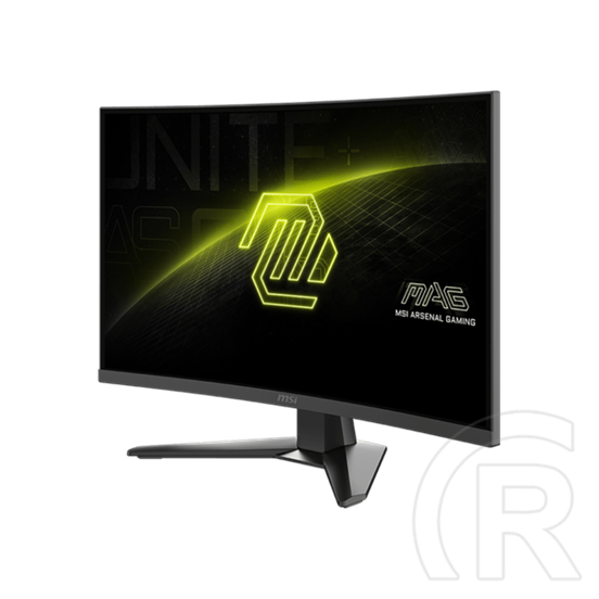 27" MSI MAG 275CQF monitor (Rapid VA, 2560x1440, 180Hz, 0,5ms, ívelt 1500R, 2xHDMI, DP, USB-C, fekete)