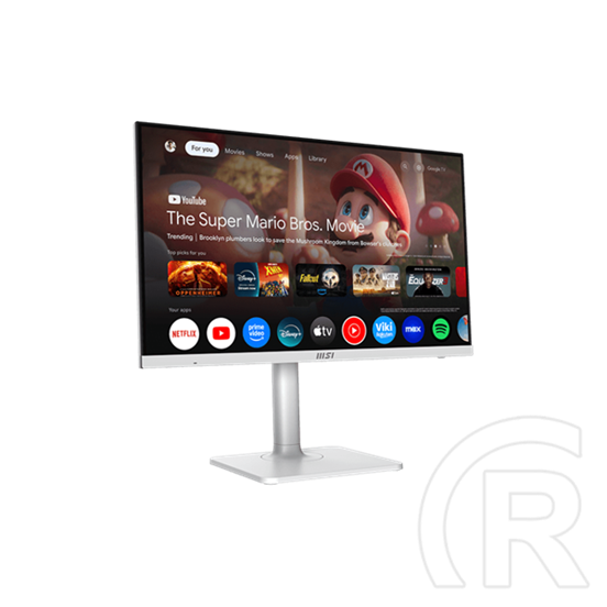 27" MSI MD272UPSW monitor (IPS, 3840x2160, 60Hz, HDMI+DP+USB-C, pivot, fehér)