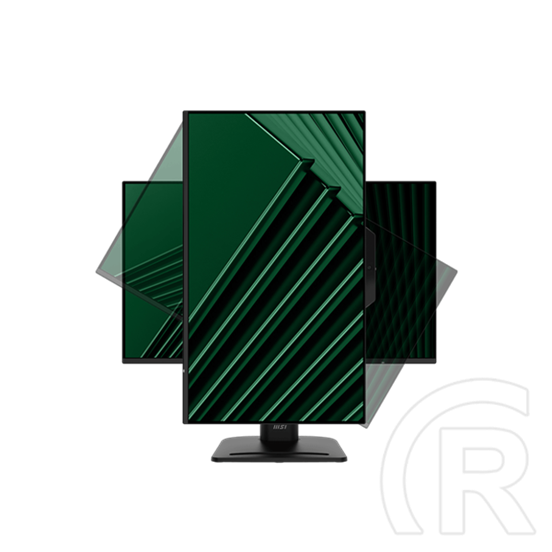 27" MSI MP272PMG monitor (IPS, 1920x1080, 120Hz, DP+HDMI+VGA, webkamera, USB, hangszóró, magasságállítható, fekete)