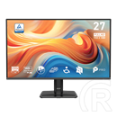 27" MSI MP272 E14C monitor (IPS, 1920x1080, 144Hz, HDMI, USB-C, fekete)