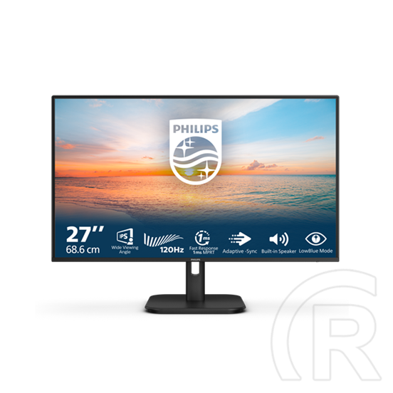 27" Philips 27E1N1200A/00 monitor (IPS, LED)
