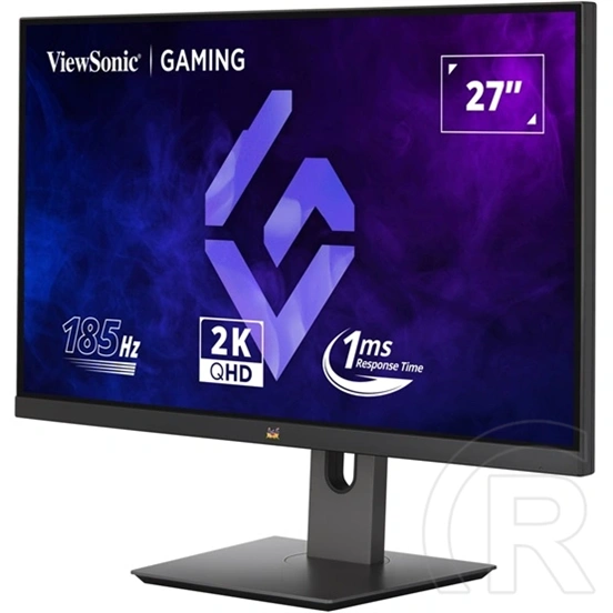 27" ViewSonic VX2758A-2K-PRO-2 monitor (IPS, 2560x1440, 185Hz, DP+HDMI+3,5 mm, fekete)