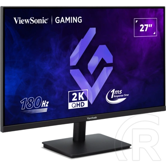 27" ViewSonic VX27G1-2K monitor (IPS, 2560x1440, QHD, 1ms, 180Hz, HDR10, DP+HDMI+audio, fekete)