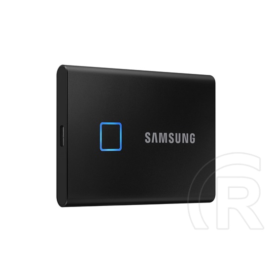 2 TB Samsung T7 Touch ujjlenyomatolvasós külső SSD (USB 3.2, fekete)