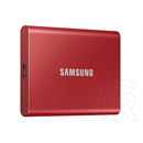 2 TB Samsung T7 külső SSD (USB 3.2, piros)