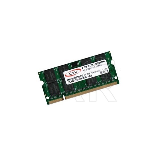 2 GB DDR2 800 MHz SODIMM RAM CSX