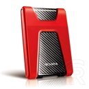 2 TB Adata DashDrive Durable HD650 HDD (2,5", USB 3.1, piros)