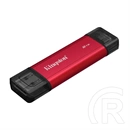 2 TB Kingston hordozható SSD (USB Type-A, USB Type-C, USB 3.2 Gen 2, 1 050MB/s olvasás, 950MB/s írás)