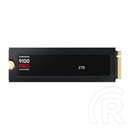 2 TB Samsung 9100 PRO hűtőbordával NVMe SSD (M.2, 2280, PCIe)