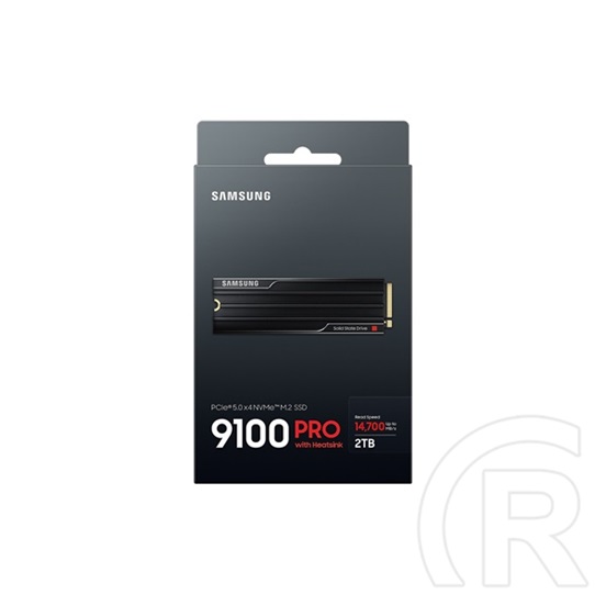 2 TB Samsung 9100 PRO hűtőbordával NVMe SSD (M.2, 2280, PCIe)