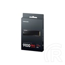 2 TB Samsung 9100 PRO hűtőbordával NVMe SSD (M.2, 2280, PCIe)