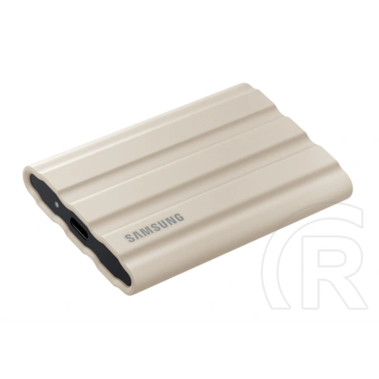 2 TB Samsung T7 Shield külső SSD (2,5", USB 3.2 Gen2 C, 1050 MB/s olvasás, 1000 MB/s írás, 256-bit AES, IP65, barna)