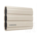 2 TB Samsung T7 Shield külső SSD (2,5", USB 3.2 Gen2 C, 1050 MB/s olvasás, 1000 MB/s írás, 256-bit AES, IP65, barna)