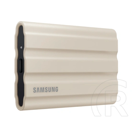 2 TB Samsung T7 Shield külső SSD (2,5", USB 3.2 Gen2 C, 1050 MB/s olvasás, 1000 MB/s írás, 256-bit AES, IP65, barna)