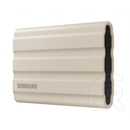2 TB Samsung T7 Shield külső SSD (2,5", USB 3.2 Gen2 C, 1050 MB/s olvasás, 1000 MB/s írás, 256-bit AES, IP65, barna)