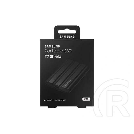 2 TB Samsung T7 Shield külső SSD (USB 3.2, fekete)