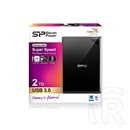 2 TB Silicon Power Stream S03 HDD (2,5", USB 3.0, fekete)
