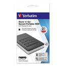 2 TB Verbatim Store `n` Go Secure HDD with Keypad Access (2,5