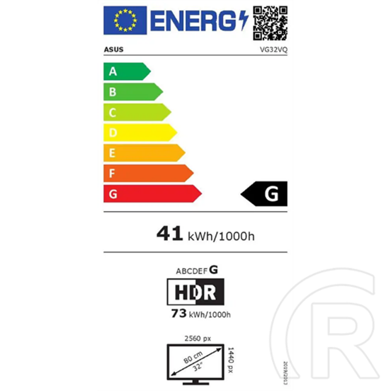 31,5" Asus VG32VQR monitor