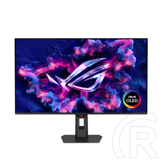 31.5" Asus XG32UCDS ROG Strix monitor (OLED, 3840x2160, 165Hz, DP, HDMI, USB 3.0, G-Sync, HDR, fekete)