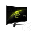 31,5" MSI MAG 321CQF E18 monitor (Rapid VA, 2560x1440, 180Hz, DP, 2x HDMI, USB-C, ívelt, fekete)