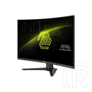 31,5" MSI MAG 321CQF E18 monitor (Rapid VA, 2560x1440, 180Hz, DP, 2x HDMI, USB-C, ívelt, fekete)