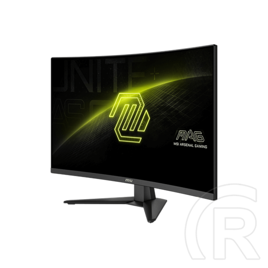 31,5" MSI MAG 321CQF E18 monitor (Rapid VA, 2560x1440, 180Hz, DP, 2x HDMI, USB-C, ívelt, fekete)