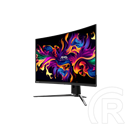31,5" MSI MAG 321CUP monitor (QD-OLED, UHD 3840x2160, 165Hz, 0,03ms, DP+HDMI+USB-C, 1700R, fekete)