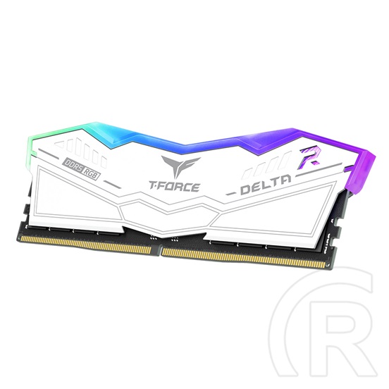 32GB DDR5 6400MHz Team Group T-Force Delta (2x16GB, FEHÉR)