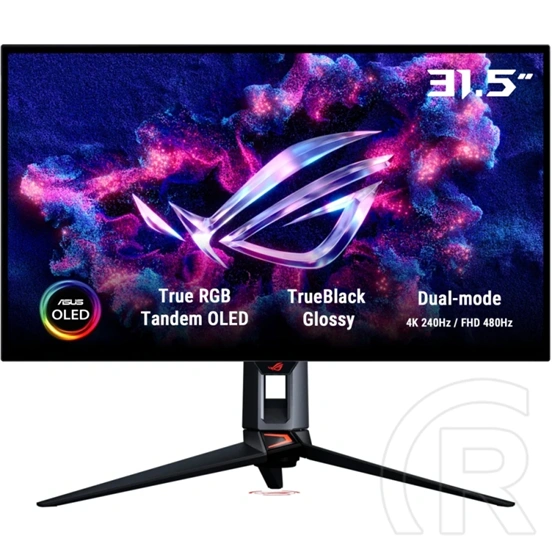 32" Asus ROG PG32UCWM 4K OLED monitor (fekete)