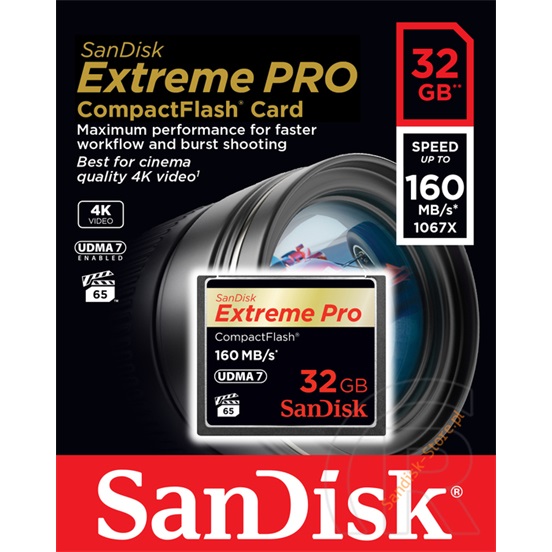 32 GB Compact Flash Card Sandisk Exteme Pro UDMA7 (SDCFXPS-032G-X46)