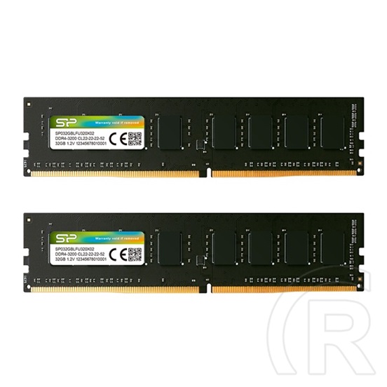 32 GB DDR4 3200 MHz RAM Silicon Power (CL22, UDIMM, 2x16 GB)