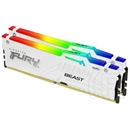 32 GB DDR5 5600 MHz RAM Kingston Fury Beast RGB FEHÉR (2x16 GB)