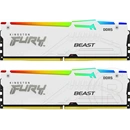 32 GB DDR5 5600 MHz RAM Kingston Fury Beast RGB FEHÉR (2x16 GB)