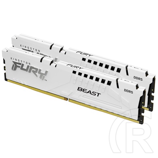 32 GB DDR5 6000 MHz RAM Kingston Fury Beast (2x16 GB, CL30, EXPO, fehér)