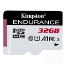 32 GB MicroSDHC Card Kingston High Endurance (95 MB/s, Class 10, U1, A1)