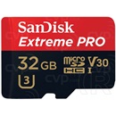 32 GB MicroSDHC Card SanDisk Extreme Pro (SDSQXCG-032G-GN6MA, 90 MB/s, Class 10, UHS-I U3, V30, A1)