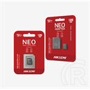 32 GB MicroSDHC Hikvision Neo memóriakártya (Class 10, UHS-I, V10)