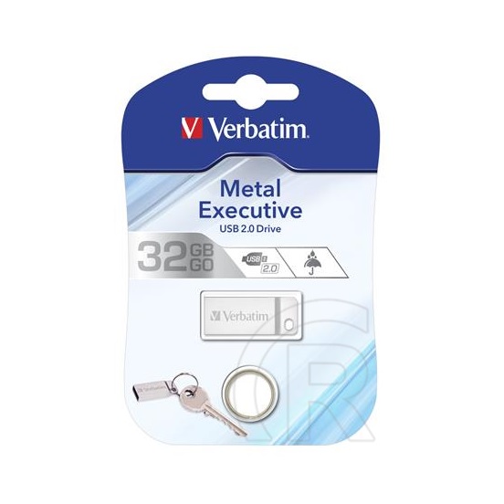 32 GB Pendrive 2.0 Verbatim Executive Metal (ezüst)