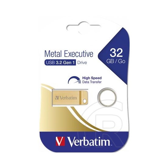 32 GB Pendrive 3.2 Verbatim Executive Metal (arany)