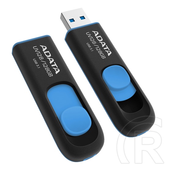 32 GB Pendrive USB 3.0 Adata DashDrive UV128 (fekete-kék)