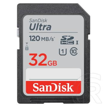 32 GB SDHC Card SanDisk Ultra (SDSDUN4-032G-AN6IN, 120 MB/s, Class 10, UHS-I)