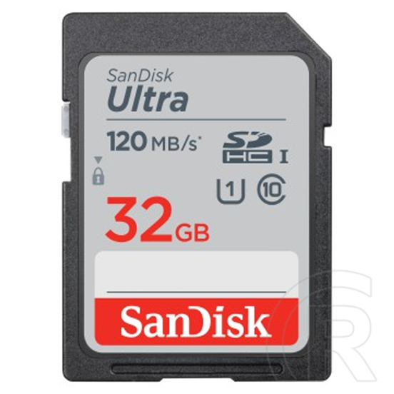 32 GB SDHC Card SanDisk Ultra (SDSDUN4-032G-AN6IN, 120 MB/s, Class 10, UHS-I)