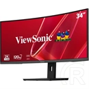 32" ViewSonic VA3420C-2 monitor (IPS, 2560x1440, 75Hz, 4 ms, DP+HDMI+3,5 mm audio, fekete)